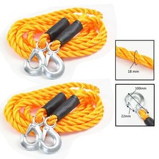 2x Abschleppseil je 3000kg 3t